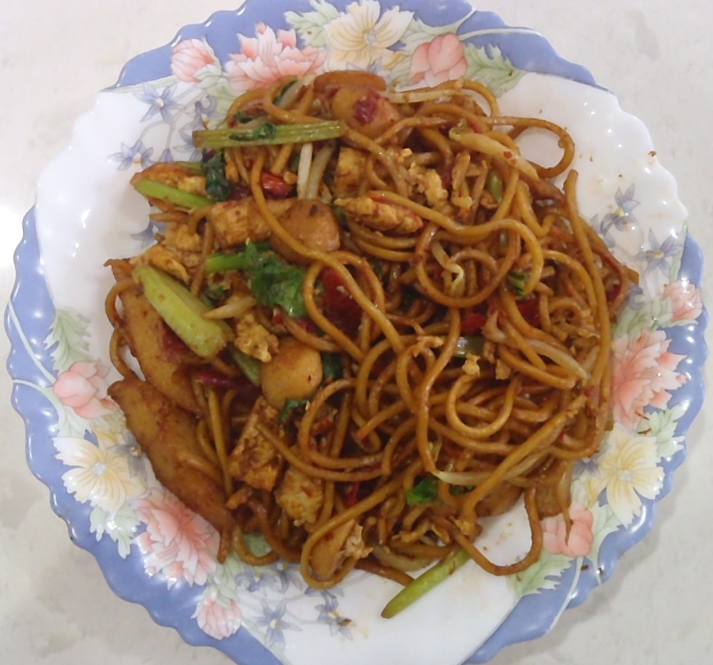 Mee goreng mamak style