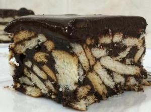 Kek Batik With Chocolate Ganache