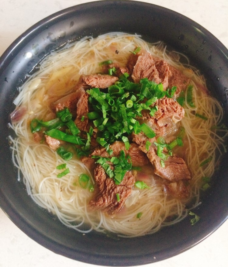 Rice Noodles Beef Soup