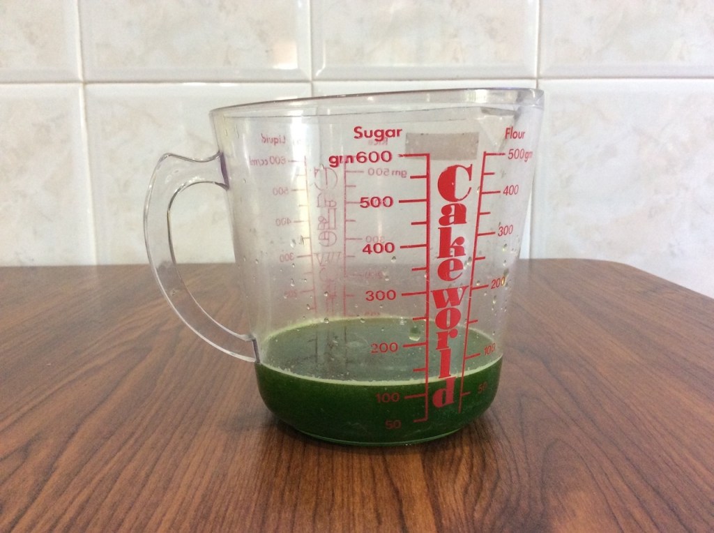 Pandan Juice From Pandan Leaves