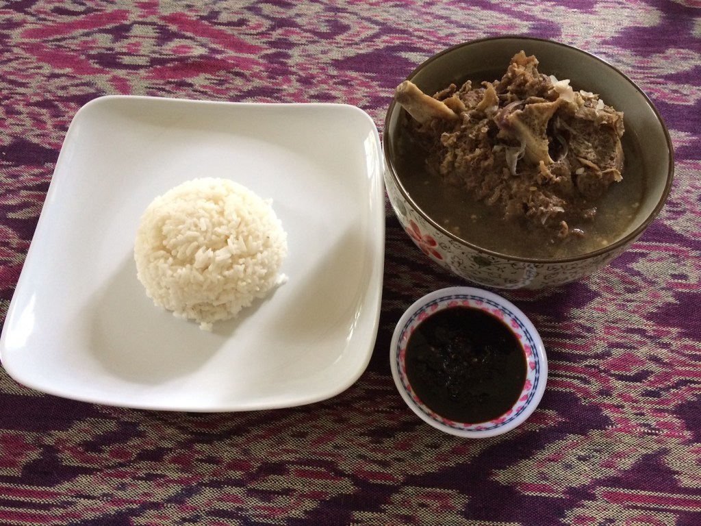 Beef Bone Soup With Rice
