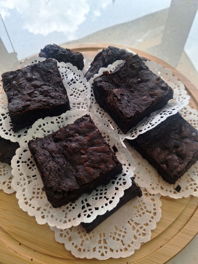 Double Chocolate Fudgy Brownies