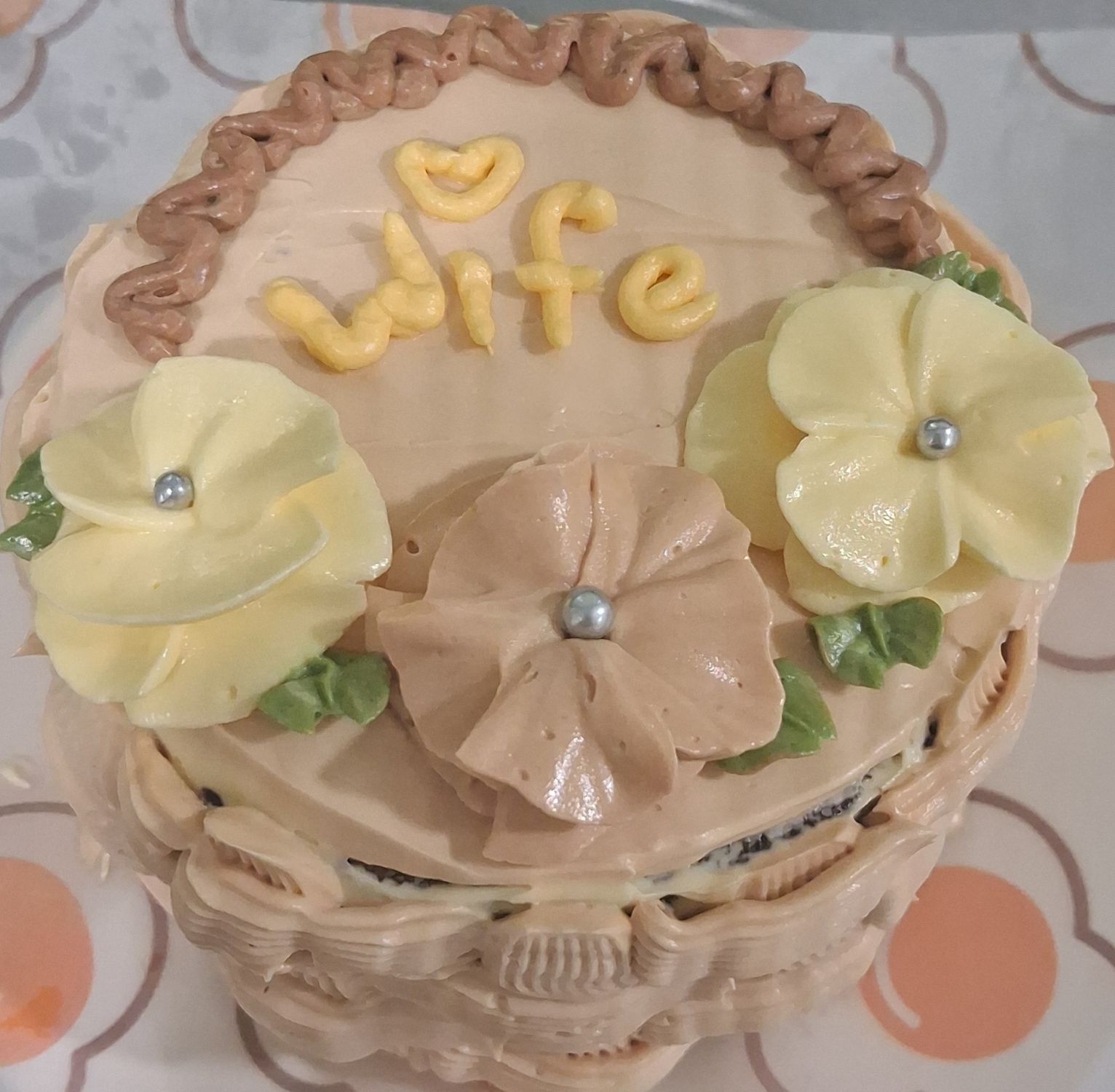 Flower Basket Cake Bento Size